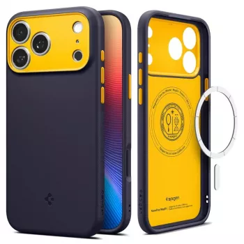 Coque Spigen Nano Pop Mag MagSafe pour iPhone 17 Pro Max, Blueberry Navy