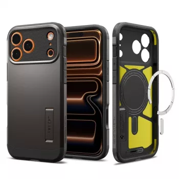 Coque Spigen Tough Armor T Mag MagSafe pour iPhone 17 Pro Max, Gunmetal