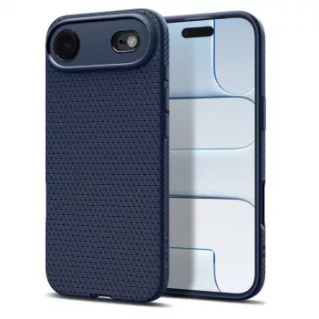 Coque Spigen Liquid Air pour iPhone 17 Air, bleu marine