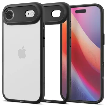 Coque Spigen Ultra Hybrid pour iPhone 17 Air, noir mat