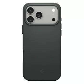 Coque Spigen Silicone Fit Mag MagSafe pour iPhone 17 Pro, Abyss Green