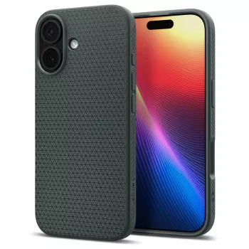 Coque Spigen Liquid Air pour Apple iPhone 17 - Abyss Green