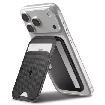 Support de carte magnétique universel MagSafe avec trépied pliable SPIGEN S314-2 Slim Fold Black