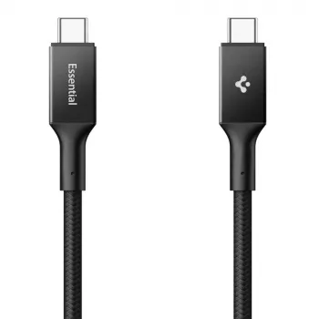 Câble USB-C vers USB-C Spigen EB24015CC Essential 240W 150 cm noir