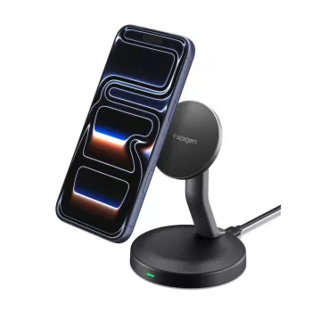 Chargeur sans fil magnétique MagSafe SPIGEN EF151MS Essential 15 W Black