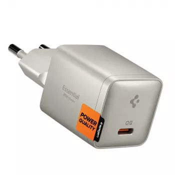SPIGEN EE301EU-GAN ESSENTIAL chargeur réseau 1-PORT 30 W titane naturel