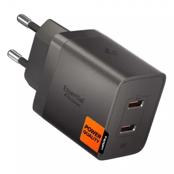 Chargeur secteur 2 ports SPIGEN EE472EU-GAN Essential 47W Gunmetal