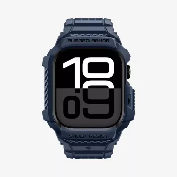 Coque Spigen Rugged Armor Pro V2 pour Apple Watch 42 mm, bleue