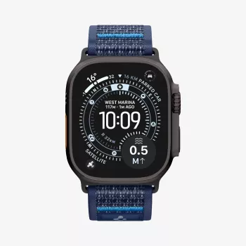 Bracelet Spigen Athlex Air 2 pour Apple Watch 44/45/49 mm, Active Navy Blue