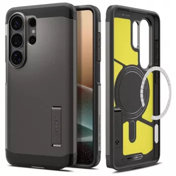 Coque Spigen Tough Armor Mag MagSafe pour Galaxy S26 Ultra Gunmetal