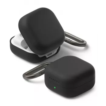 RINGKE Housse en silicone pour Samsung Galaxy Buds 4 / 4 Pro - noir