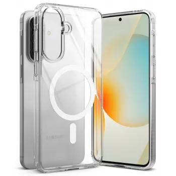 Coque Ringke Fusion Magnetic MagSafe pour Samsung Galaxy A57 5G, transparente