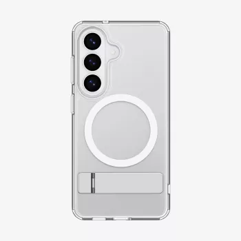 Spigen Ultra Hybrid S Mag MagSafe Housse pour Samsung Galaxy S26 - transparent blanc