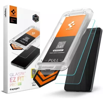 Spigen Glas.tR EZ Fit Pro AC HD lot de 2 verres trempés pour Samsung Galaxy S26+ Plus transparent