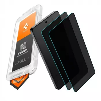 Spigen Glas.tR EZ Fit Pro AC HD Protection d'écran confidentialité 2-pack pour Samsung Galaxy S26+ Plus