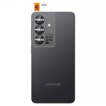 Protecteur d'objectif Spigen Optik Pro HD Glas.tR EZ Fit, lot de 2 pour Samsung Galaxy S26+, noir