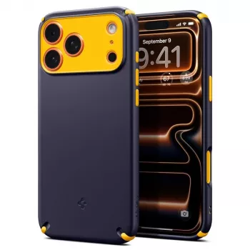 Spigen Nano Pop Hybrid Mag Coque pour Apple iPhone 17 Pro - Blueberry Navy