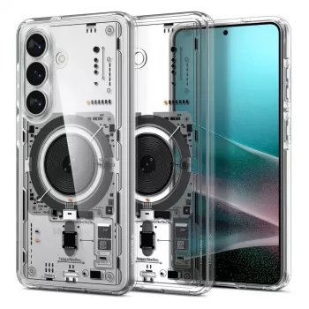 Spigen Ultra Hybrid Mag Coque MagSafe pour Samsung Galaxy S26+ Neo One - transparent