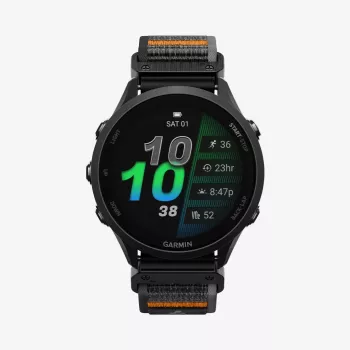 Bracelet de montre connectée Spigen Athlex Air Garmin QuickFit 22 mm Active Black/Orange