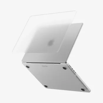 Coque Spigen AirSkin pour MacBook Pro 16 M1-M5 / M5 Pro / M5 Pro Max 2021-2026 Frost Clear