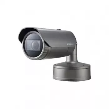 Hanwha Techwin XNO-9082R Caméra de sécurité IP bullet 8MP 4K avec objectif varifocal motorisé, IR 50m, IP66, IK10, PoE