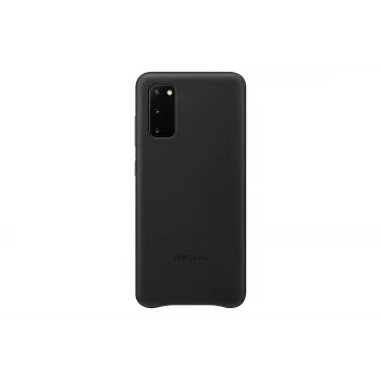 Samsung Galaxy S20 Coque en cuir Noir