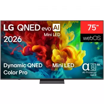 LG 75QNED83B6A TV connectée QNED MiniLED 4K 75 pouces (2026)