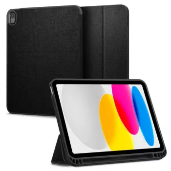 Étui Spigen Urban Fit pour iPad 10,9 pouces 10e gén. (2022) / iPad 11 pouces (2025) - Noir