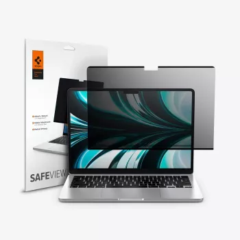 Spigen Safe View filtre de confidentialité pour MacBook Air 13,6 pouces M2 2022 / M3 2024 / M4 2025 / M5 2026