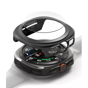 RINGKE SLIM & VERRE TREMPÉ GALAXY WATCH ULTRA (47 MM) TITANIUM BLACK