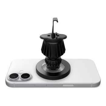 SPIGEN MFT13 support de voiture magnétique MagSafe pour tableau de bord et grille d'aération, argent