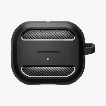 Coque Spigen Rugged Armor pour Samsung Galaxy Buds 3 / Buds 3 Pro - noir mat