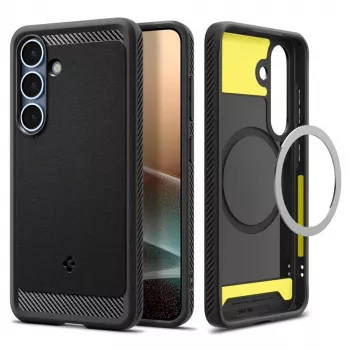 Spigen Rugged Armor Mag MagSafe Galaxy S25 noir mat