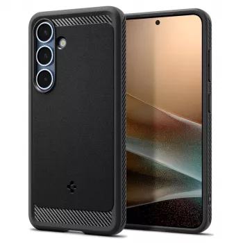 Spigen Rugged Armor Mag MagSafe Galaxy S25 noir mat