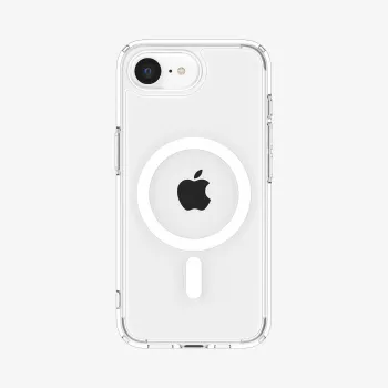 Coque Spigen Ultra Hybrid Mag MagSafe iPhone 16e blanche