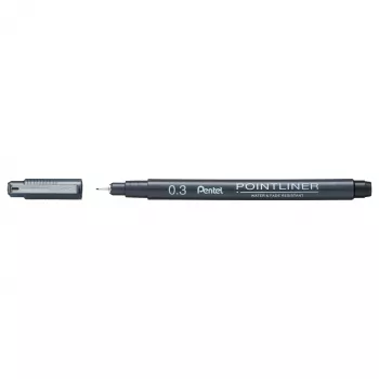 Fineliner Pentel Pointliner noir 0,3 mm