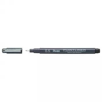Fineliner Pentel Pointliner noir 0,5 mm