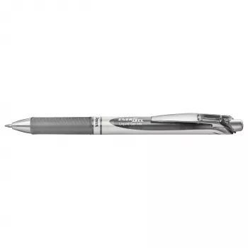 Stylo gel rétractable Pentel EnerGel BL77-NX - encre grise - 0,7 mm - rechargeable