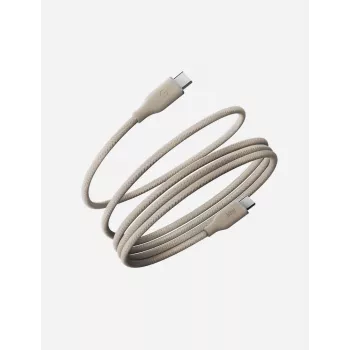 ENERGEA Helix 60 USB-C to USB-C Magnetic Cable 480Mbps 60W 1.5m Natural