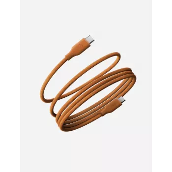 ENERGEA Helix 60 USB-C to USB-C Magnetic Cable 480Mbps 60W 1.5m Orange