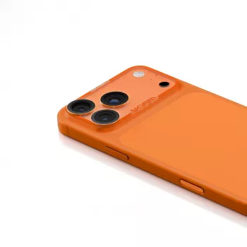 Skinarma Magma protecteur d'objectif d'appareil photo mat intégral pour iPhone 17 Pro Max - orange