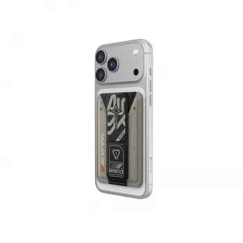 Skinarma Kado Aegis support porte-cartes magnétique avec grip gris
