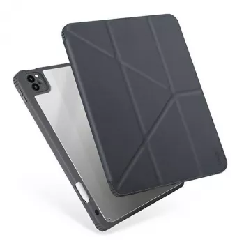 UNIQ Moven étui folio pour iPad 10.2 (2021/2020/2019) - gris anthracite