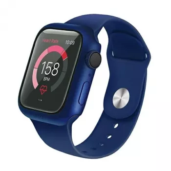UNIQ Nautic coque de protection pour Apple Watch Series 4/5/6/SE/SE3 40 mm bleu