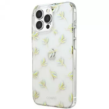UNIQ Coehl Fleur étui pour iPhone 13 Pro Max 6,7 pouces bleu ciel