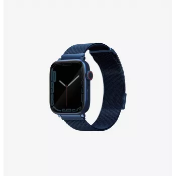 UNIQ Dante bracelet Apple Watch acier inoxydable bleu cobalt 38/40/41 mm