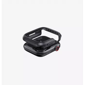 UNIQ Valencia coque pour Apple Watch Series 4/5/6/7/8/9/SE/SE2/SE3 40/41 mm graphite