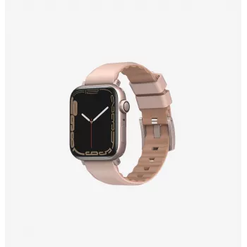Bracelet UNIQ Linus Airosoft en silicone pour Apple Watch 38/40/41 mm - gris craie