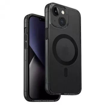 Coque de charge Magclick UNIQ LifePro Xtreme pour iPhone 14 Plus/15 Plus 6,7 pouces frost fumé noir