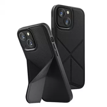 Coque UNIQ Transforma pour iPhone 14 Plus / 15 Plus 6,7 pouces charge Magclick noir ébène